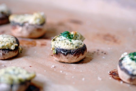 herb stuffed mushrooms recipe