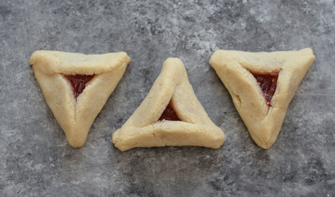 Gluten-Free Raspberry Hamantaschen