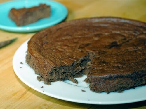 Flourless Chocolate Banana Cake