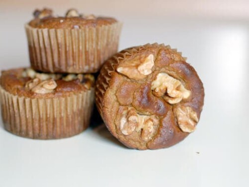 banana walnut muffins