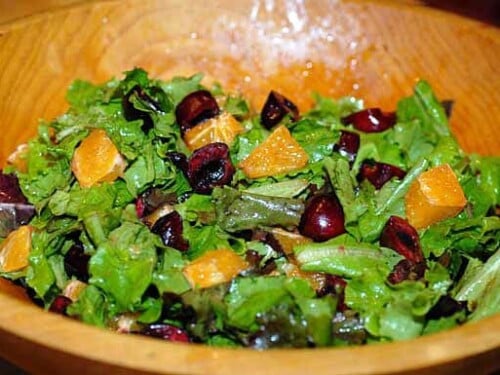 cherry orange salad paleo salad