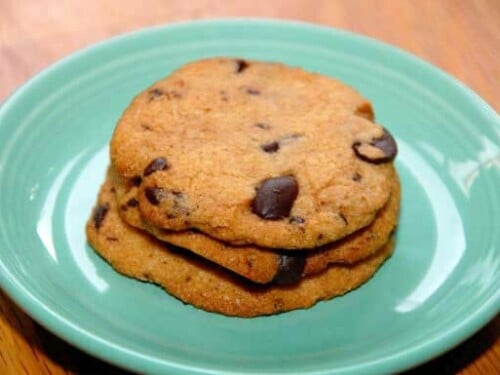 gluten free vegan chocolate chip cookies