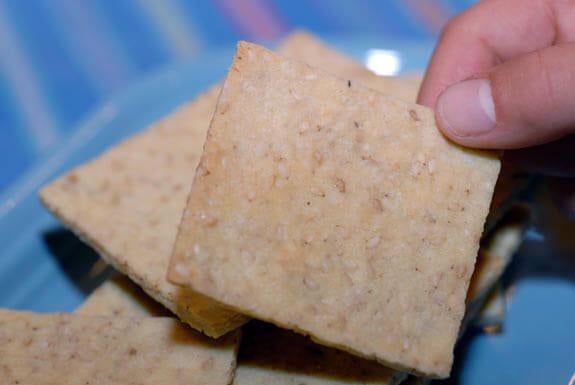 sesame crackers