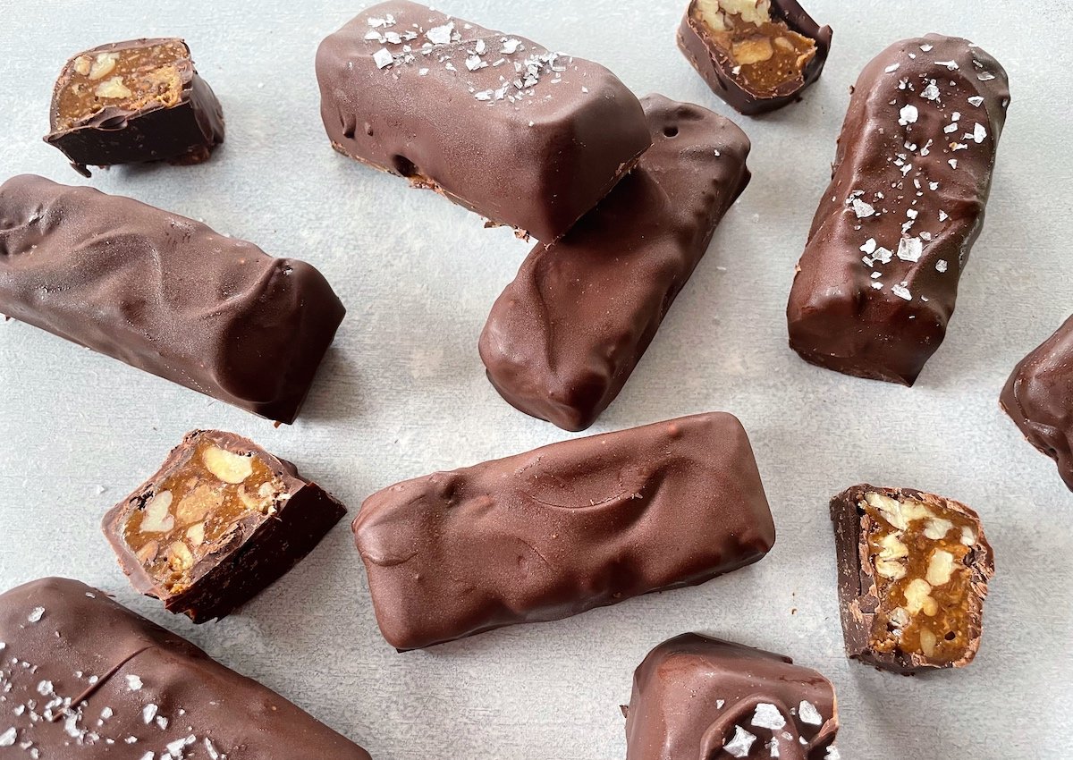 Homemade Chocolate Candy Bars Recipe