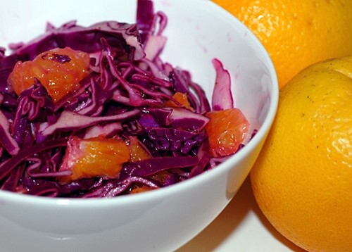cabbage orange salad