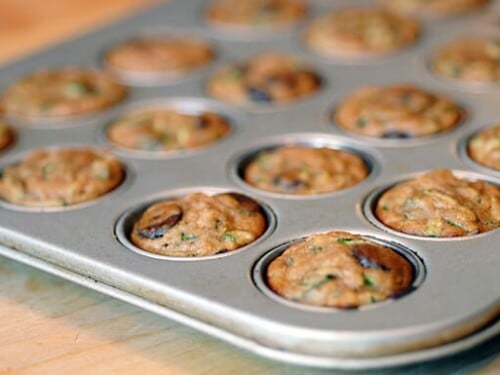 zucchini chocolate chip muffins