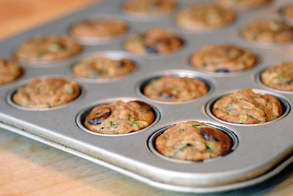 zucchini chocolate chip muffins