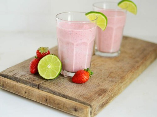 Strawberry Lime Shake