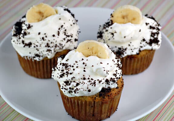 banana cream pie cupcakes