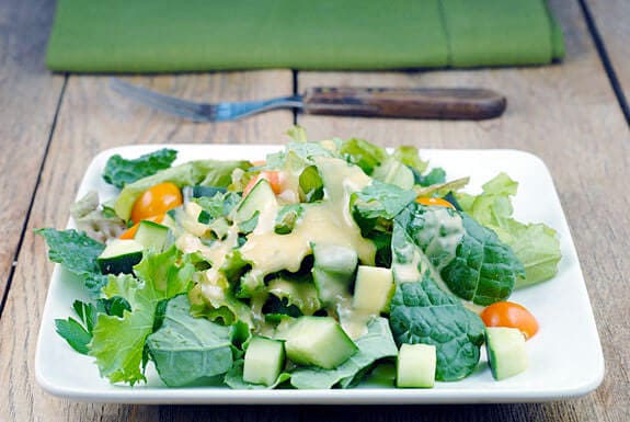 Mixed Greens with Mustard Dressing Recipe