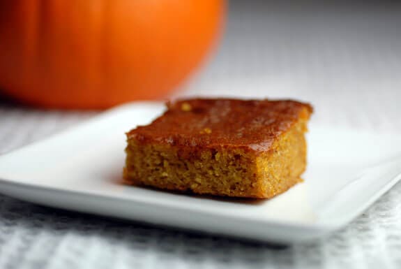 pumpkin bars