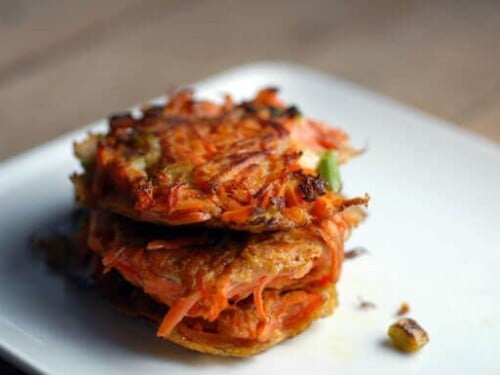 carrot scallion latkes