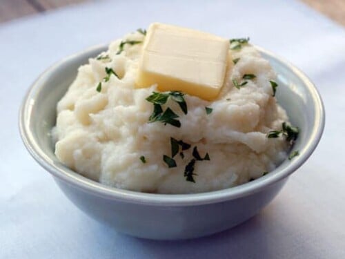 mashed cauliflower