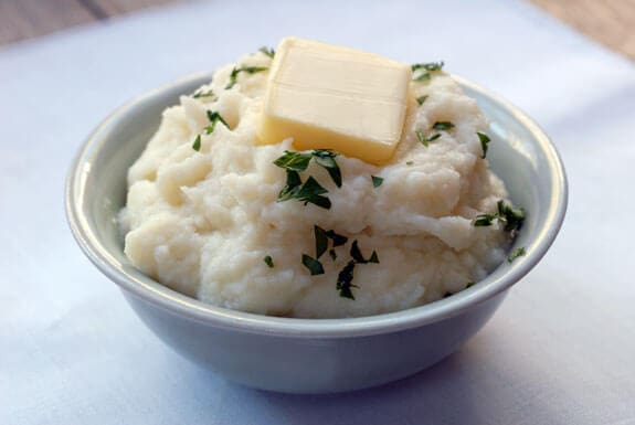 mashed cauliflower