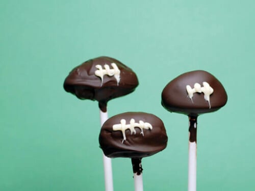 super bowl cake pops