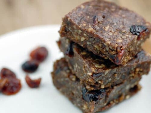 chocolate cranberry power bar recipe gluten-free