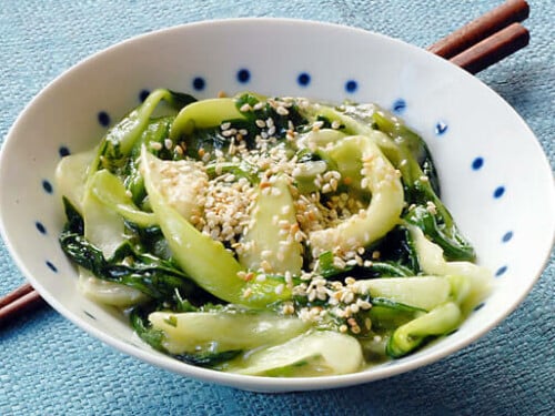 garlic ginger bok choy