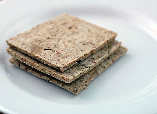 paleo almond pulp crackers