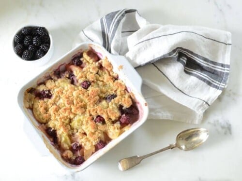 apple blackberry crisp