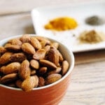 paleo curried almonds