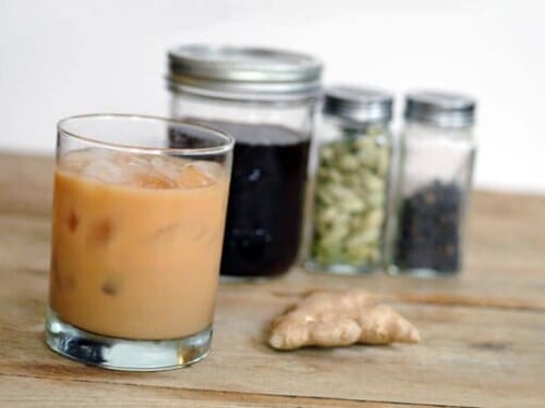 Homemade Iced Ginger Chai Recipe