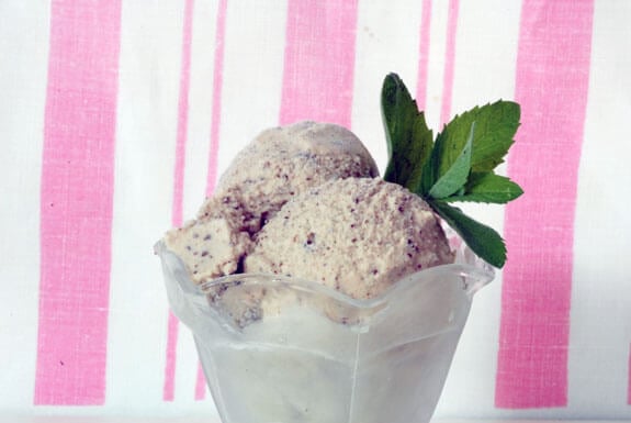 2-Ingredient Banana Almond Butter Ice Cream - A Sassy Spoon