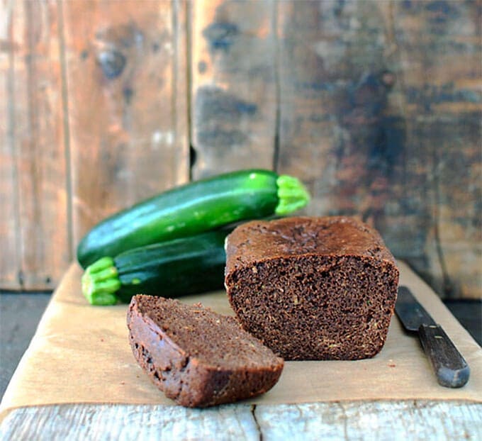 Paleo Chocolate Zucchini Bread recipe