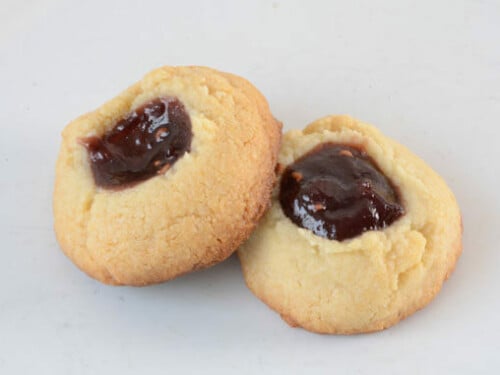 Raspberry Thumbprint Cookies