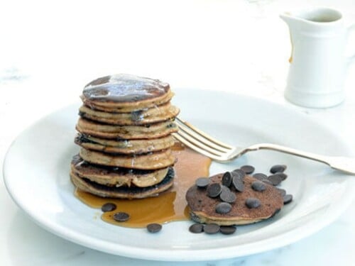 Banana Chocolate Chip Pancakes