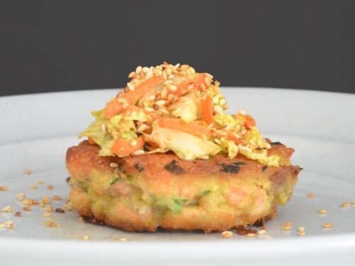 Wasabi Salmon Burgers paleo dinner recipe