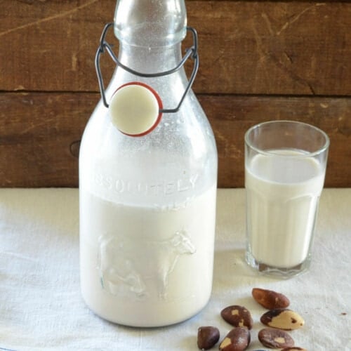Vegan, Gluten-Free home-made brazil nut milk & a brasil nut milk recipe!