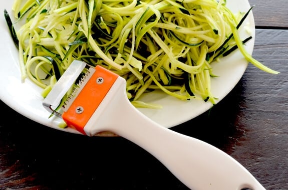 Making Zucchini Noodles (Zoodles)