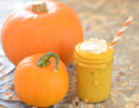 Pumpkin and spice smoothie