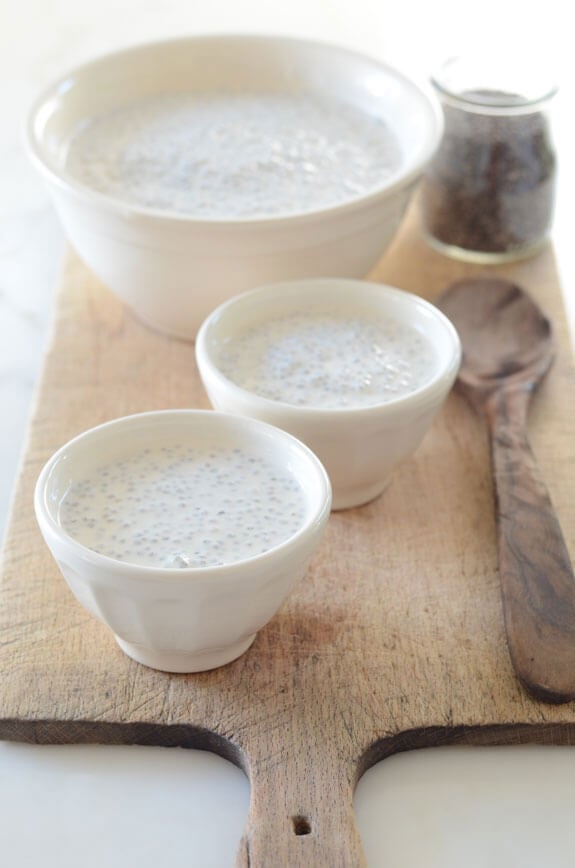 raw "tapioca" pudding