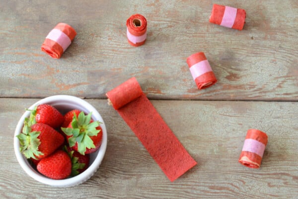 Strawberry Lemonade Fruit Roll Ups