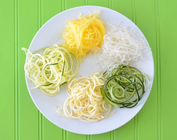 Commercial Chef Vegetable Spiralizer Zucchini Zoodle Noodles Maker