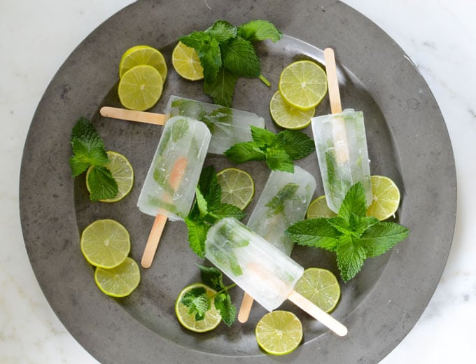 Keto Mojito Popsicle