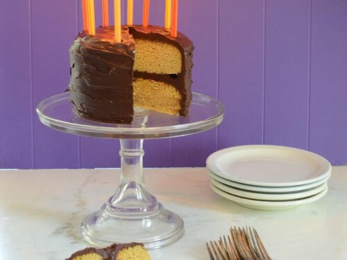 Paleo Vanilla Birthday Cake