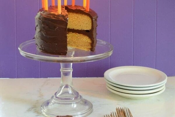 Paleo Vanilla Birthday Cake