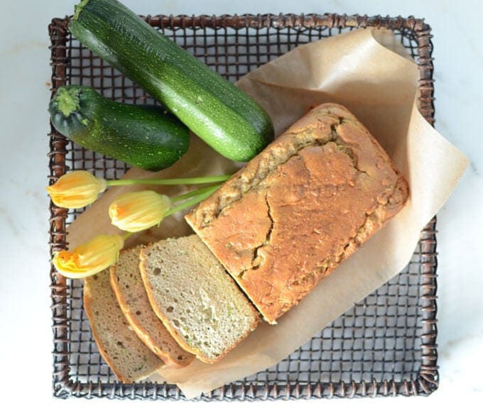Low carb zucchini bread