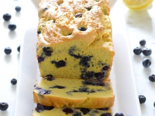 Keto Blueberry Lemon Bread