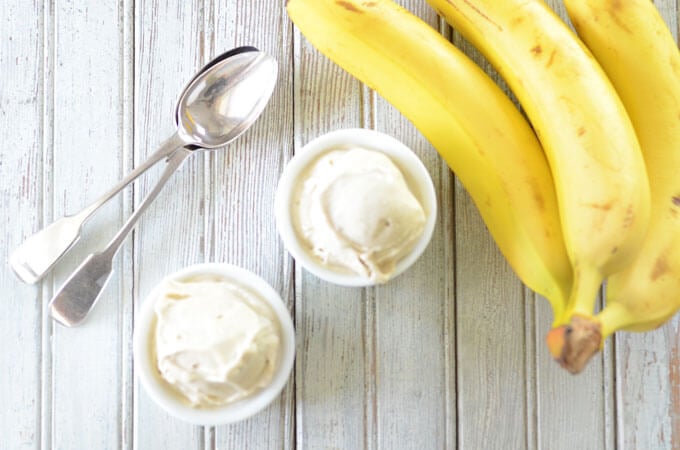 2 Ingredient Banana Ice Cream