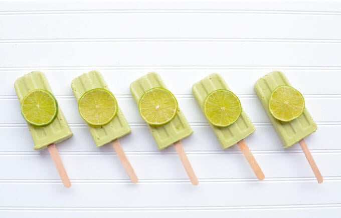 Keto Lime Creamsicles