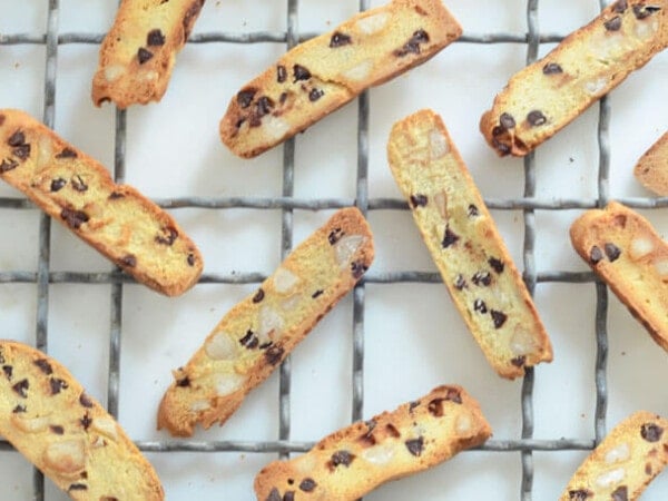 Low-Carb Orange Chocolate Macadamia Biscotti