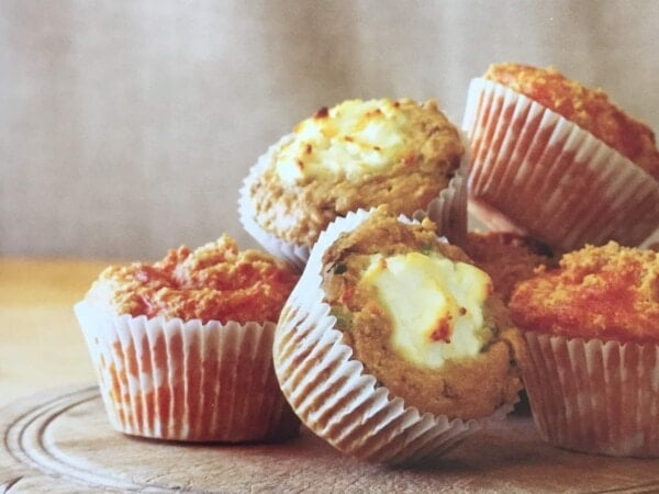 Scallion Goat Cheese Muffins