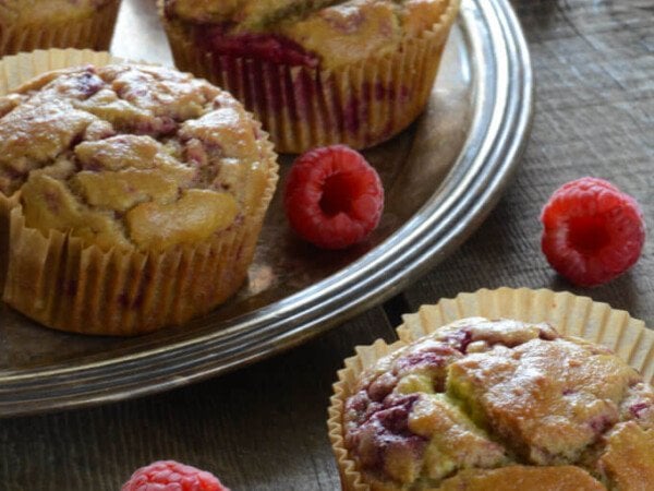 Keto Raspberry Lemonade Muffins