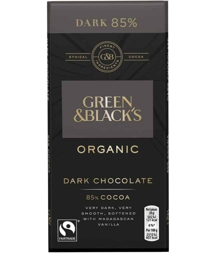 Green & Black's Organic Dark Chocolate 85%