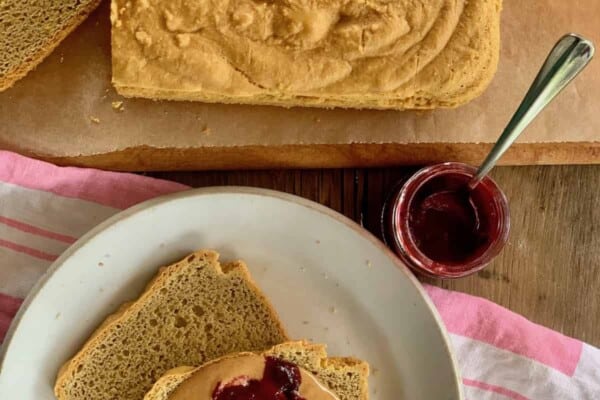 Keto Peanut Butter And Jelly Sandwich