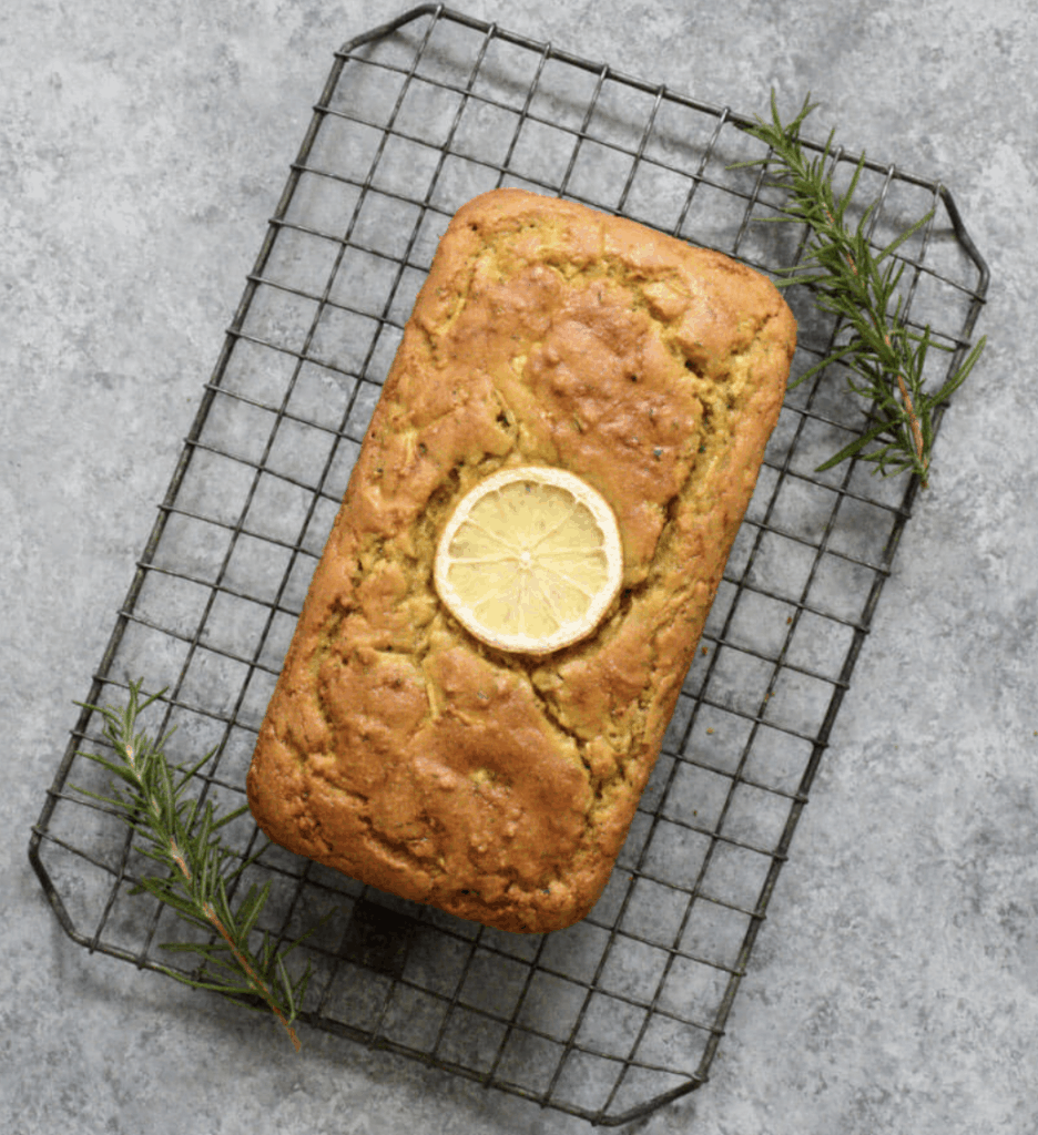 Lemon Rosemary Zucchini Bread