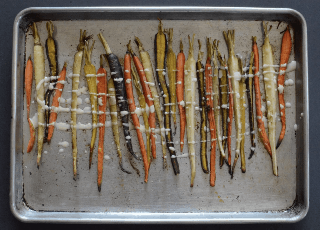 Tahini Roasted Carrots Oven